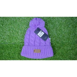 NWT - Angela & William Lavender Cable Knit Beanie Hat - OSFA